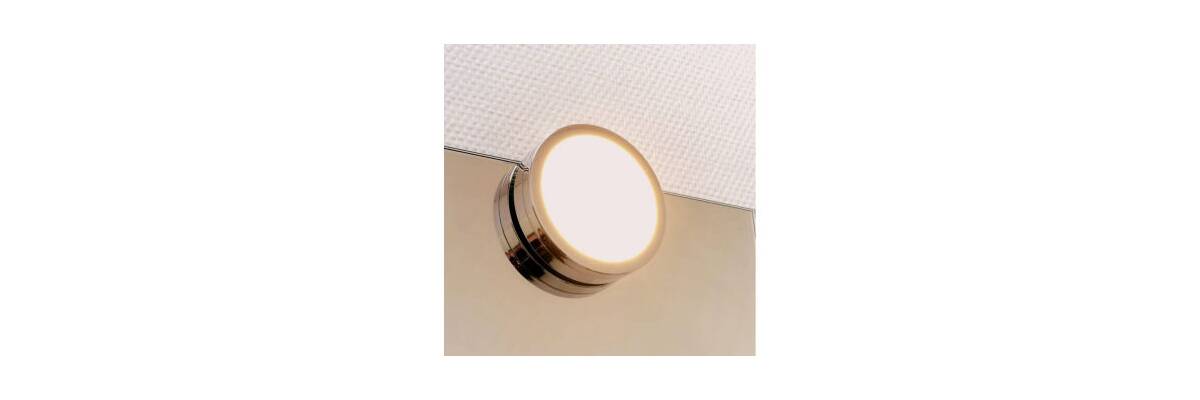 Badezimmerleuchten von LIGHTME - LED Badezimmerleuchten LIGHTME, blendfrei, flimmerfrei, austauschbare Leuchtmittel