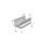 Alu U-Profil flach AU-02-20 bis 21,3mm LED Streifen Silber-matt eloxiert 2m