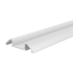 Unterbau Profil flach Serie AM-01-10 Aluminium Weiß...
