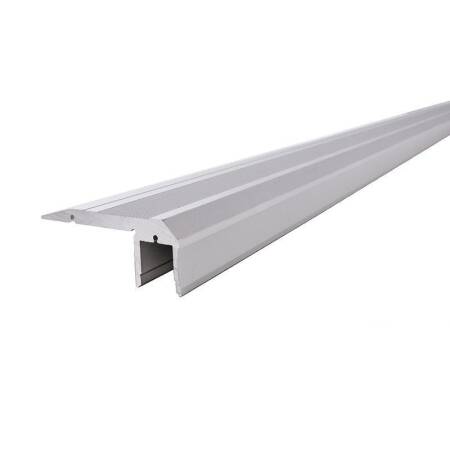 Treppenstufen Profil Serie AL-02-10 Aluminium Silber matt Länge 2m LED Streifen bis 11,3 mm