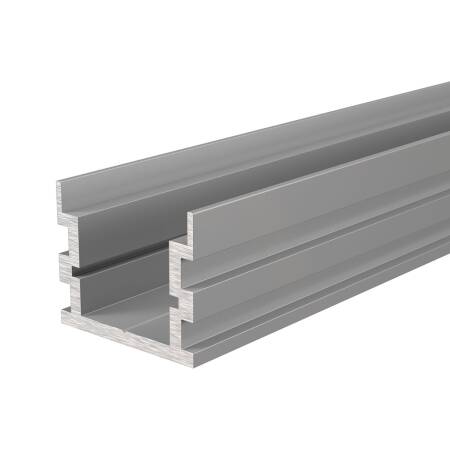 IP Profil U hoch Serie AU-05-15 Aluminium Silber matt Länge 2m LED Streifen bis 16,3 mm