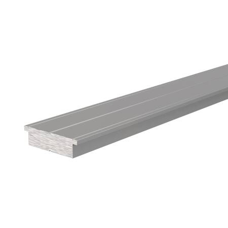 Abdeckung T-01-15 Aluminium Silber Länge 1m LED Streifen bis 16,3 mm