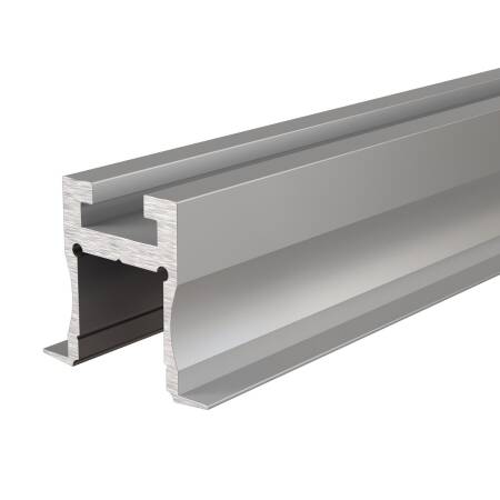 Nuten Profil T hoch Serie ET-04-12 Aluminium Silber matt Länge 2m LED Streifen bis 13,3 mm