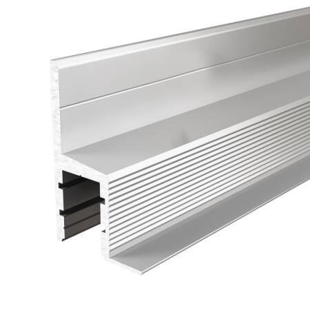 Trockenbau Profil Deckenvoute Serie EL-03-10 Aluminium Weiß matt Länge 2,5m LED Streifen bis 12mm