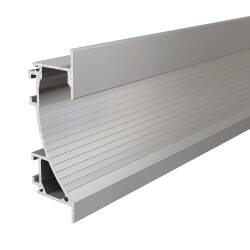 Dekolight Trockenbau Profil Wandvoute Serie EL-02-12 Aluminium Silber matt Länge 2m LED Streifen bis 14mm