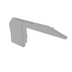 Reprofil Endkappe Serie P AL-02-10 Kunststoff grau