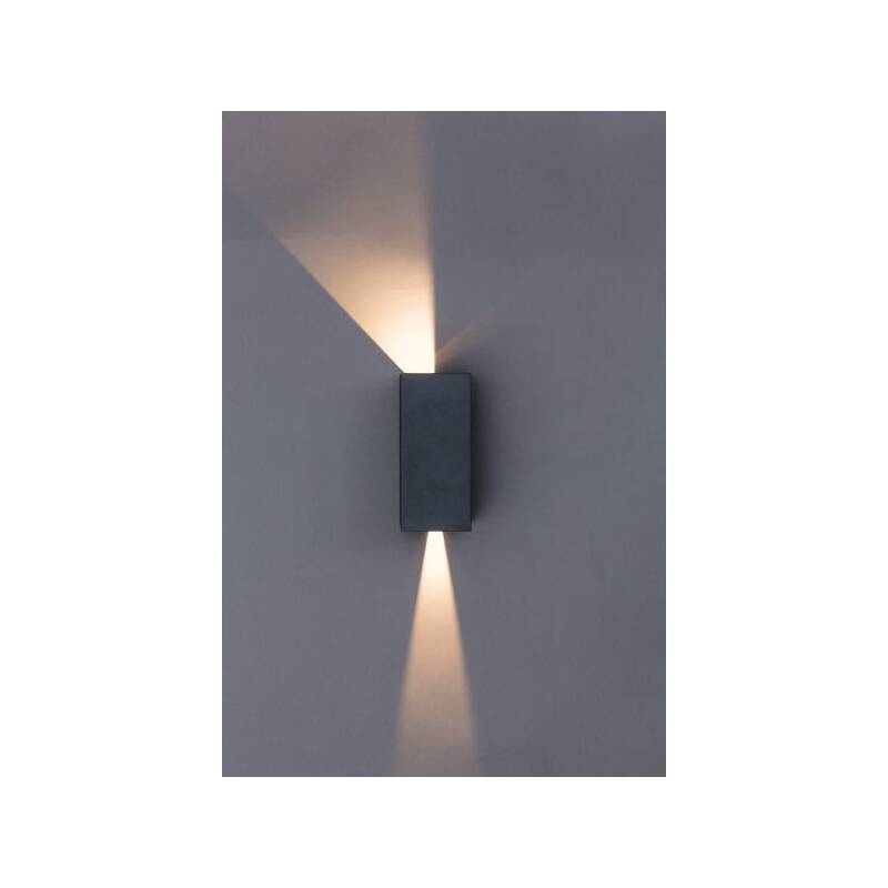 LED Wandleuchte TILO 2x3W warmweiß Lichtflanken einstellbar IP54, 73,80 €