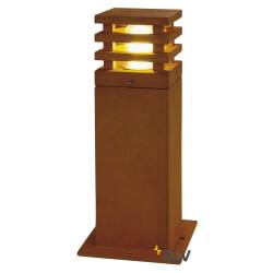 Outdoor Standleuchte SLV RUSTY SQUARE 40 E27 TC-DSE IP55...