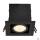 LED Deckeneinbauleuchte KADUX 7,5W 650lm warmweiß inkl. Treiber - schwarz matt EEK E [A-G]