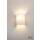 FENDA Basis Indoor Wandaufbauleuchte 1x E27 ohne Lampenschirm - weiß