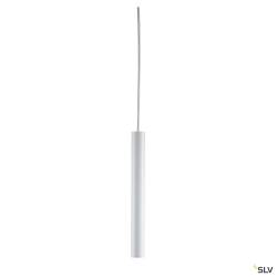 SLV FITU PD E27 Indoor Pendelleuchte weiß 5m Kabel mit offenem Kabelende