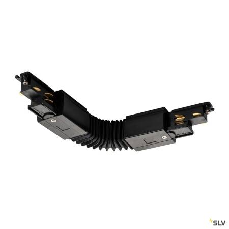 Flexverbinder für S-TRACK DALI 3-Phasen Stromschienensystem 30° bis 330° 16A max. - schwarz
