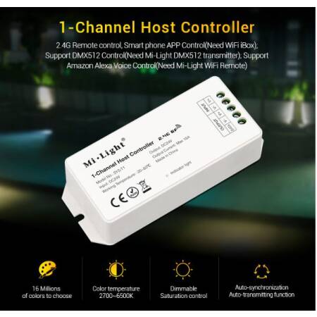 Subordinate LED Controller 1-Channel Host SYS-T1 Funk MiLight
