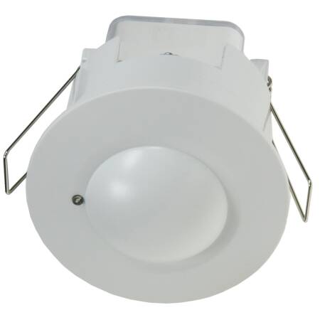 HF Bewegungsmelder Deckeneinbau weiß 62 bis 68mm 360° 230V LED geeignet weiß