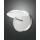Wandleuchte Fabas Luce Hale 8W LED 700lm warmweiß Kugelgelenk weiß EEK E [A-G]
