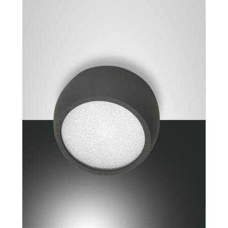 Fabas Luce Vasto Minimalistisches LED Aufbau-Downlight 7W 630lm Anthrazit EEK F [A-G]