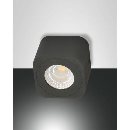Fabas Luce Palmi LED Aufbaustrahler Kubisch 6W 540lm anthrazit EEK F [A-G]