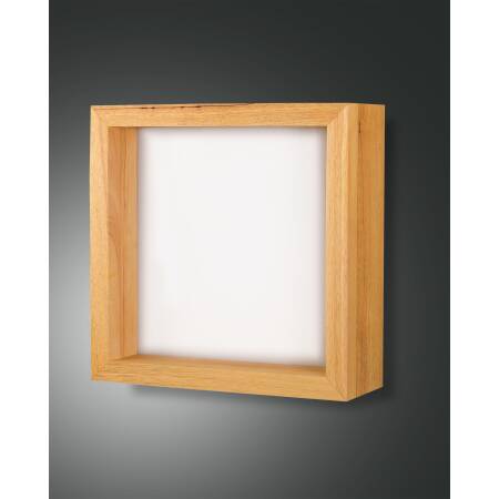 LED Lichtrahmen mit Ablage WINDOW 29W 2610lm warmweiß massiv Holzrahmen - Eiche EEK E [A-G]