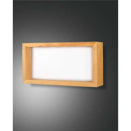 LED Lichtrahmen mit Ablage WINDOW 35W 3150lm warmweiß massiv Holzrahmen - Eiche EEK E [A-G]