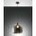 Glaspendelleuchte Fabas Luce MAIA 1-flammig E27 trendig fumé grau transparent