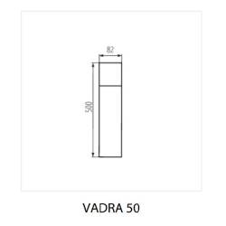 Außen Standleuchte 50cm Kanlux VADRA 1x E27 230V IP44 - anthrazit