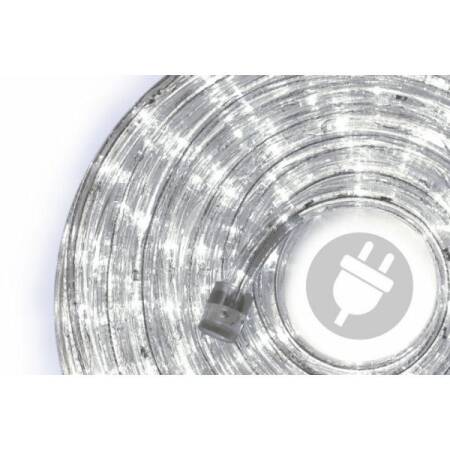 LED Lichterschlauch 10m weiß Lichtschlauch 230V EEK G [A-G]