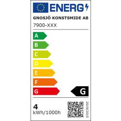 Konstsmide Monza Außen Wandleuchte Aluminium kupferfarben anodisiert 3W Highpower LED warmweiß 160lm EEK G [A-G]