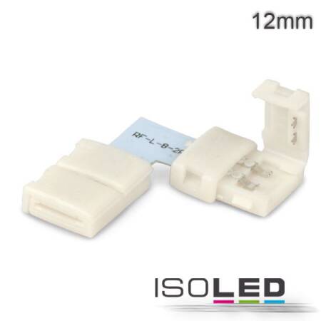 Eckverbinder für einfarbige 12mm LED Streifen 2-polig Clipverbinder