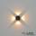 LED Wandleuchte rund 4-flammig 4,3W warmweiß IP54 sandschwarz EEK F [A-G]