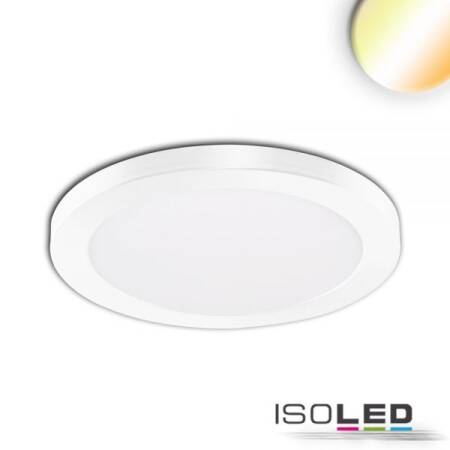 LED Aufbau/Einbauleuchte Slim Flex 12W weiß ColorSwitch warm/neutralweiß 1020lm EEK F [A-G]