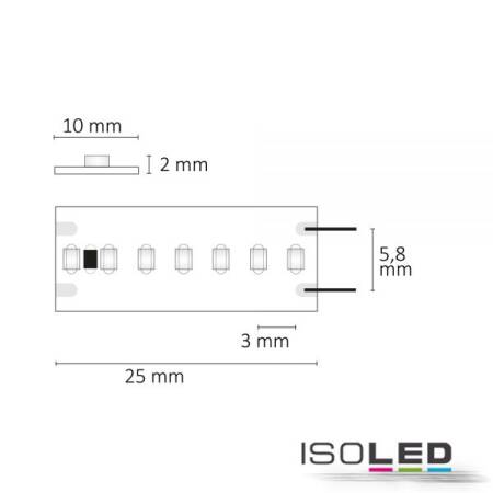 LED Flexband Linear ST 24V 10W/m rot IP20 5m EEK F [A-G]