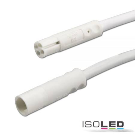 ISOLED Mini-Plug RGB Verlängerung male-female 3m 4-polig weiß max. 48V