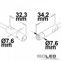 ISOLED Mini-Plug RGB Verlängerung male-female 3m...