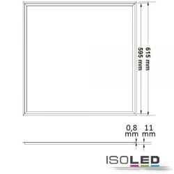 ISOLED LED Panel Frame 620 40W warmweiß Push/KNX dimmbar EEK E [A-G]