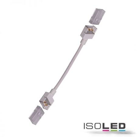Clip-Verbinder mit Kabel (max. 5A) für 2-polige IP68 Flexstripes Breite 12mm und Pitch-Abstand >8mm