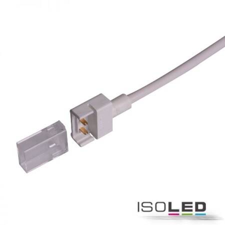 Clip-Kabelanschluss für einfarbige IP68 Flexbänder 2-polig mit Breite 12mm und Pitch-Abstand >8mm