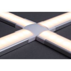 X-Verbinder Kreuzverbinder für LED Leisten HEITRONIC MECANO