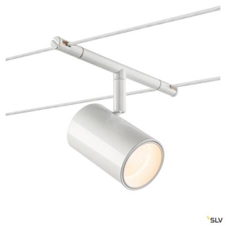 LED Seilleuchte NOBLO SPOT für TENSEO Niedervolt-Seilsystem 8,5W 450lm warmweiß dreh- und schwenkbar - weiß EEK F [A-G]