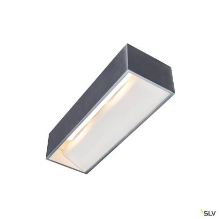 LED Wandleuchte LOGS IN L 17W 1400lm dimmbar warmweiß - aluminium/weiß EEK E [A-G]