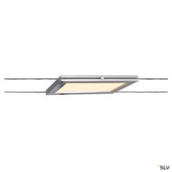 LED Seilleuchte PLYTTA RECTANGULAR für TENSEO Niedervolt-Seilsystem 9,8W 750lm warmweiß - chrom EEK D [A-G]
