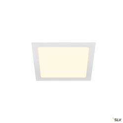 SLV SENSER 24 Indoor LED Deckeneinbauleuchte eckig weiß...