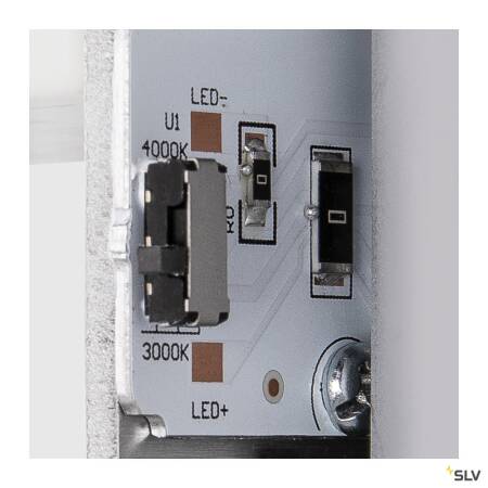 LED Wandleuchte PEMA® WL 16W 1400lm CCT switch warmweiß/neutralweiß - schwarz EEK D [A-G]