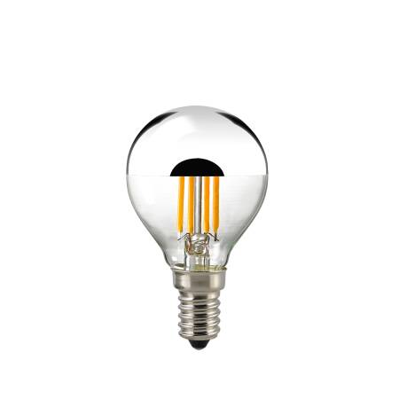 4,5W LED Filament Birne E14 400lm warmweiß Spiegelkopf Dimmbar Sigor EEK F [A-G]