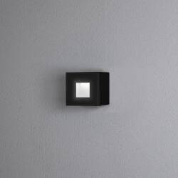 Konstsmide Chieri Außen Wandaufbauleuchte schwarz 1,5W LED 180lm warmweiß Einbau EEK G [A-G]