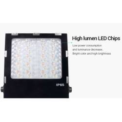 LED Objektstrahler 100W RGB-CCT 25° 7500lm IP65 fernbedienbar 230V EEK F [A-G]