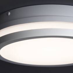 LED Deckenleuchte Kanlux BENO rund 220mm 18W 1550lm 4000K Lichtring IP54 weiß
