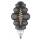 8,5W LED Filament Vintage Honigkorb Birne E27 200lm extra warmweiß 1800K Rauchglas