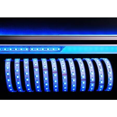 LED Streifen Länge 5m RGB warmweiß 65W 24V DC 2600Im 3000K CRI>80 dimmbar EEK G [A-G]