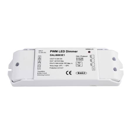 Deko-Light Controller DALI PWM Dimmer CV 3-Kanal 12/24V 6A/Kanal RGB
