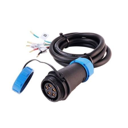 Dekolight Kabelsystem Weipu HQ 12/24/48V Einspeisekabel 5-polig Länge: 100cm IP67
